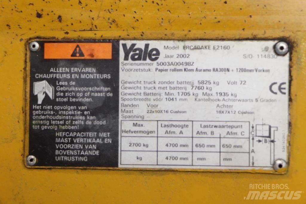 Yale ERC40AKE Elektriskie iekrāvēji