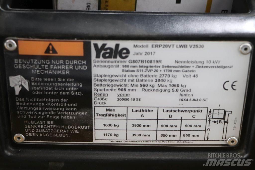 Yale ERP20VT Elektriskie iekrāvēji