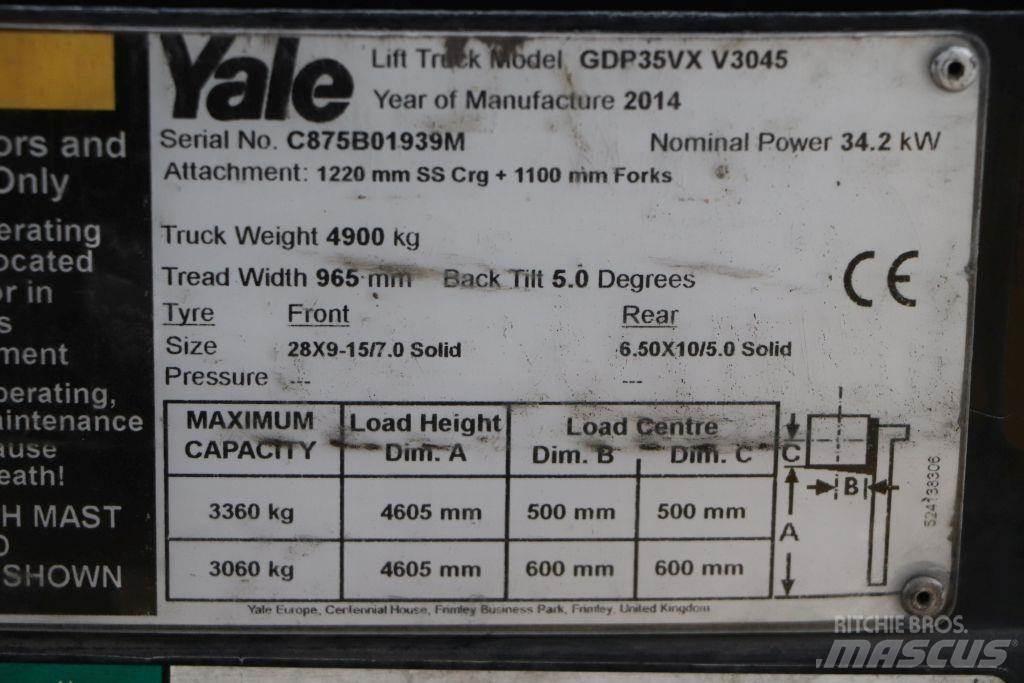 Yale GDP35VX Tehnika ar dīzeļa dzinēju