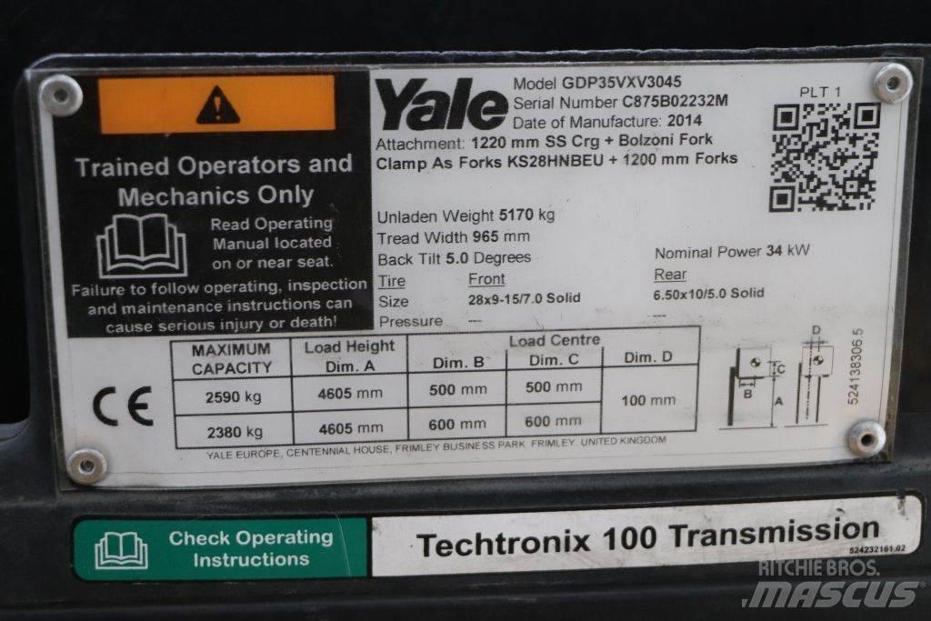 Yale GDP35VX Tehnika ar dīzeļa dzinēju