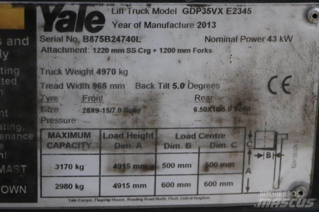 Yale GDP35VX Tehnika ar dīzeļa dzinēju