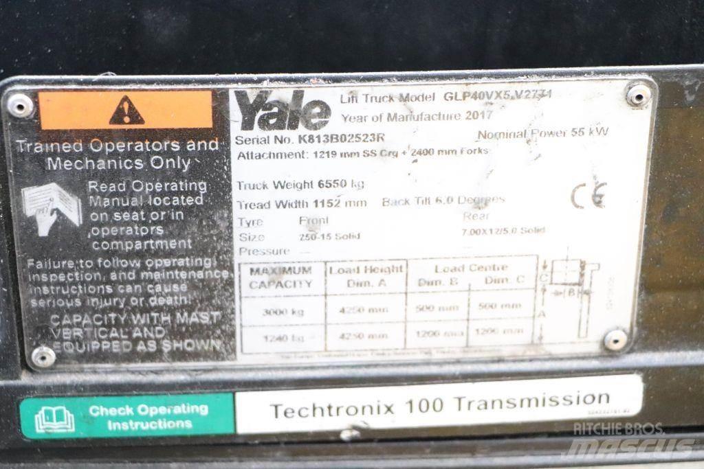 Yale GLP40VX5 LPG tehnika