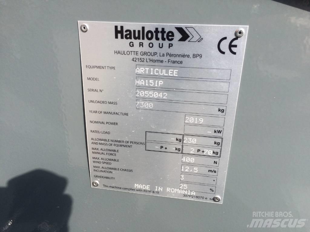 Haulotte HA 15 IP Strēles pacēlāji