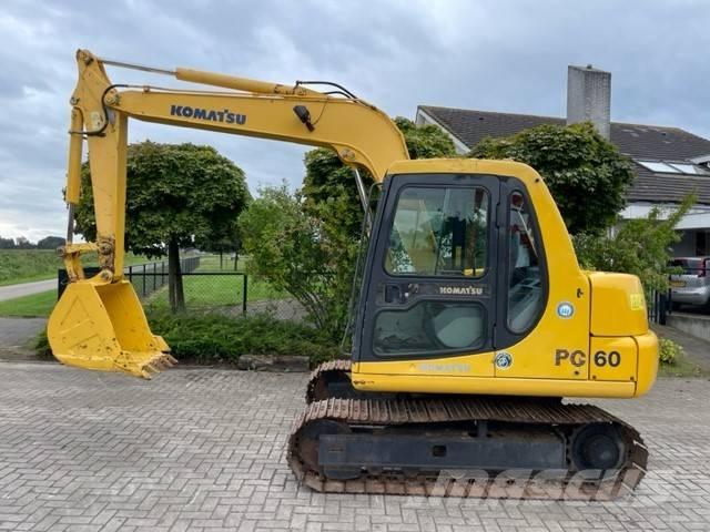 Komatsu PC 60-7 Kāpurķēžu ekskavatori