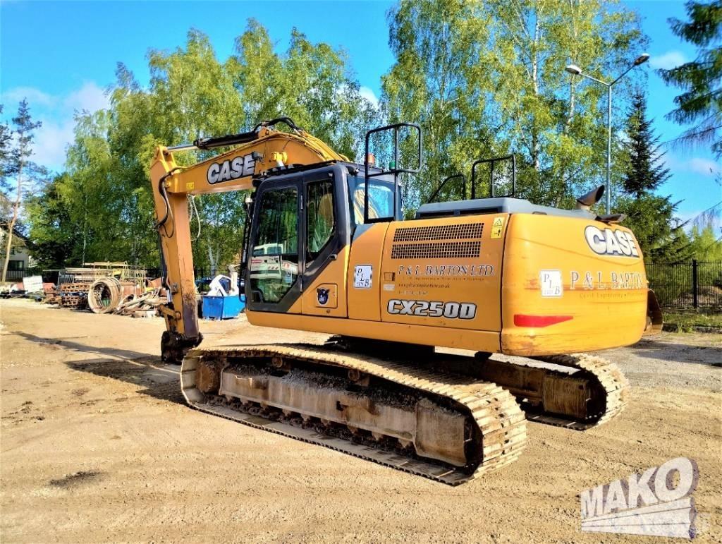 CASE CX 250 D Kāpurķēžu ekskavatori