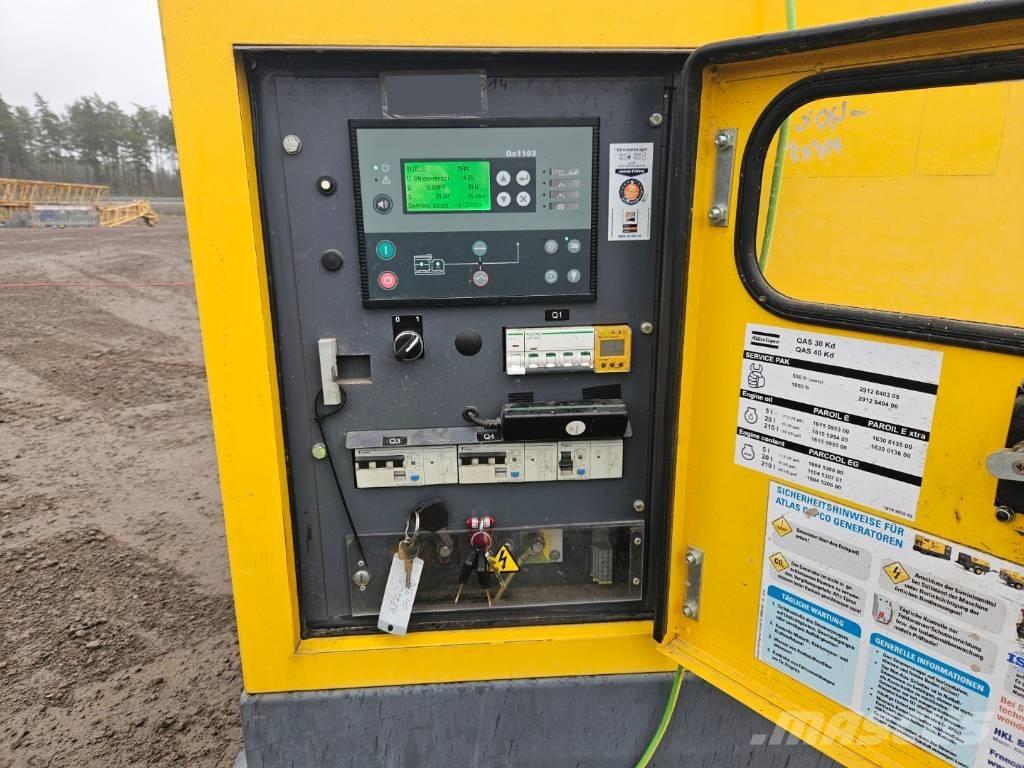 Atlas Copco QAS 40 Dīzeļģeneratori