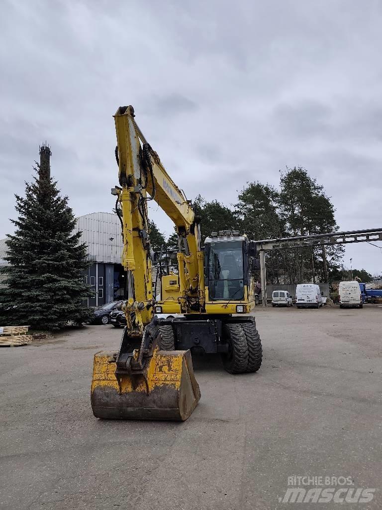 Komatsu PW 160-7E0 Ekskavatori uz riteņiem