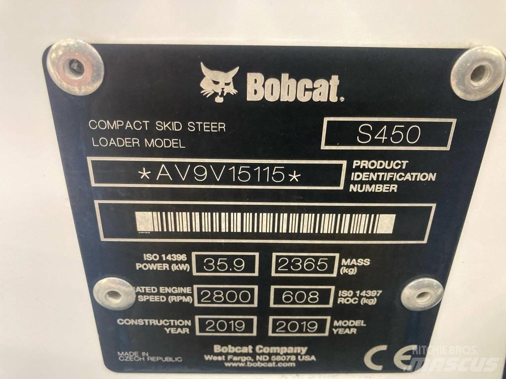 Bobcat S 450 Lietoti riteņu kompaktiekrāvēji