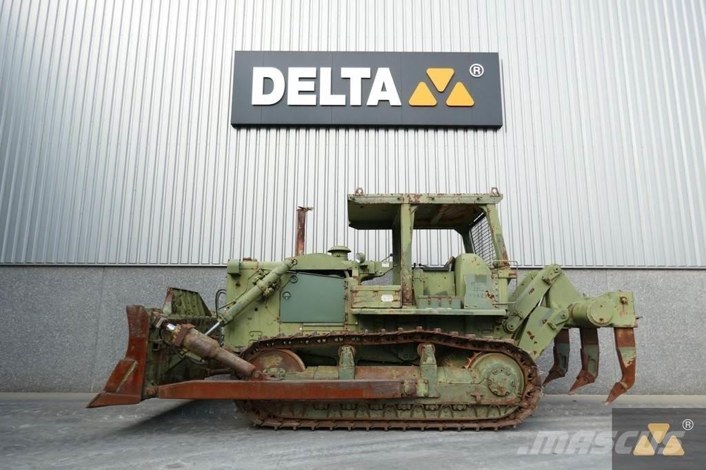 CAT D7F Ex-army Kāpurķēžu buldozeri