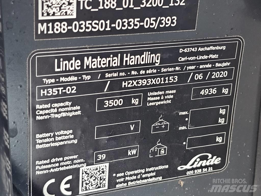 Linde H35T-02 LPG tehnika