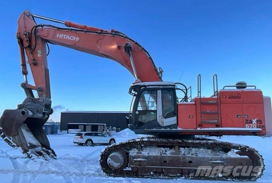 Hitachi ZX 670 LCH Kāpurķēžu ekskavatori