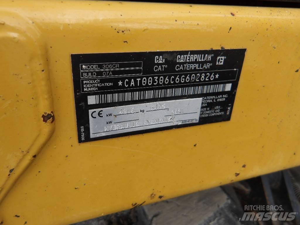 CAT 306 CR Mini ekskavatori < 7 t