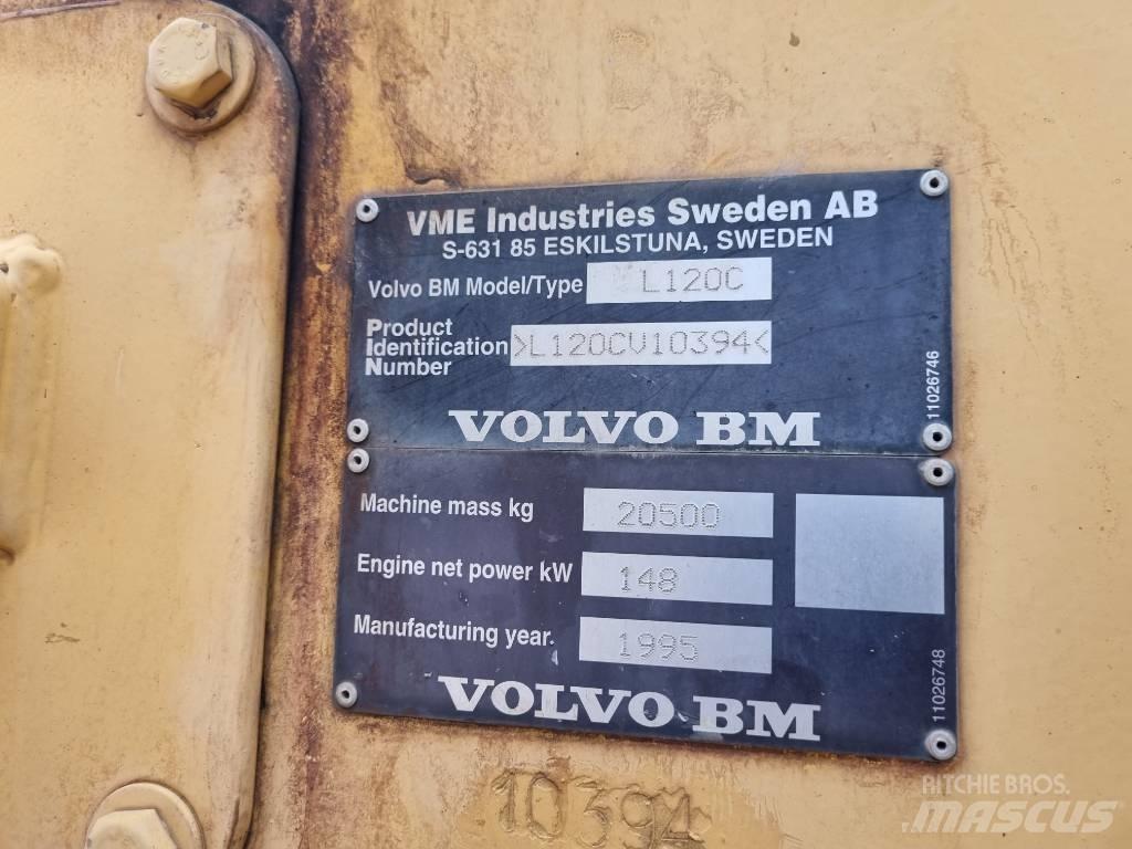 Volvo BM L120C Iekrāvēji uz riteņiem