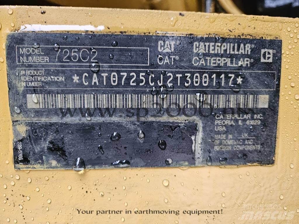 CAT 725C2 Artikulētie pašizgāzēji
