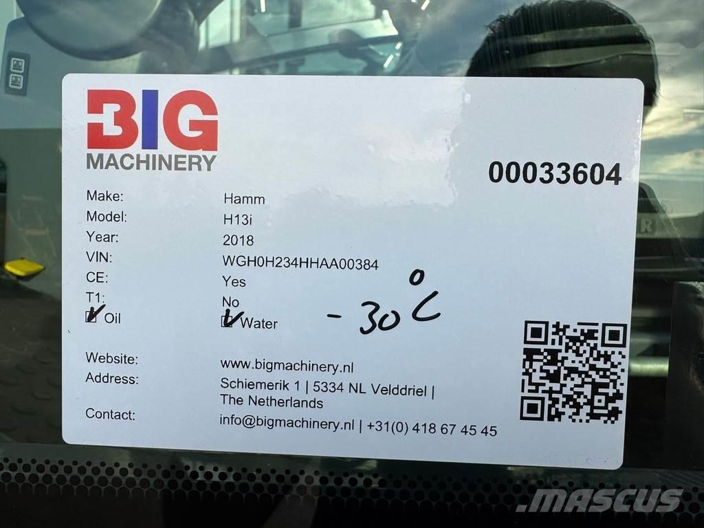 Hamm H13i Vienvalča grunts veltņi