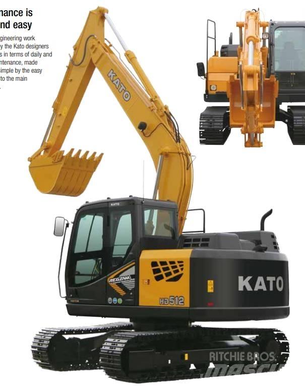 Kato 514 Kāpurķēžu ekskavatori