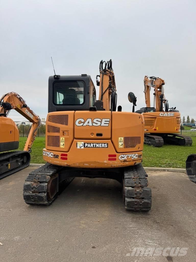 CASE CX 75 C SR Kāpurķēžu ekskavatori