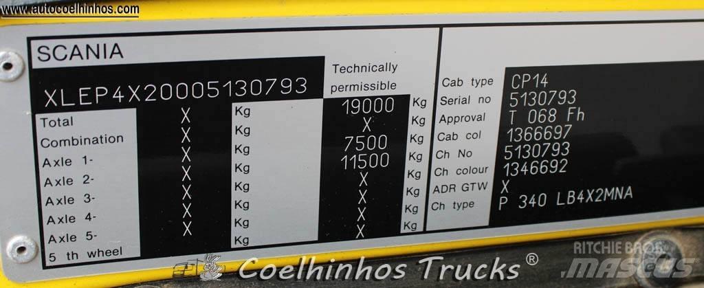 Scania P 340 Šasija ar kabīni