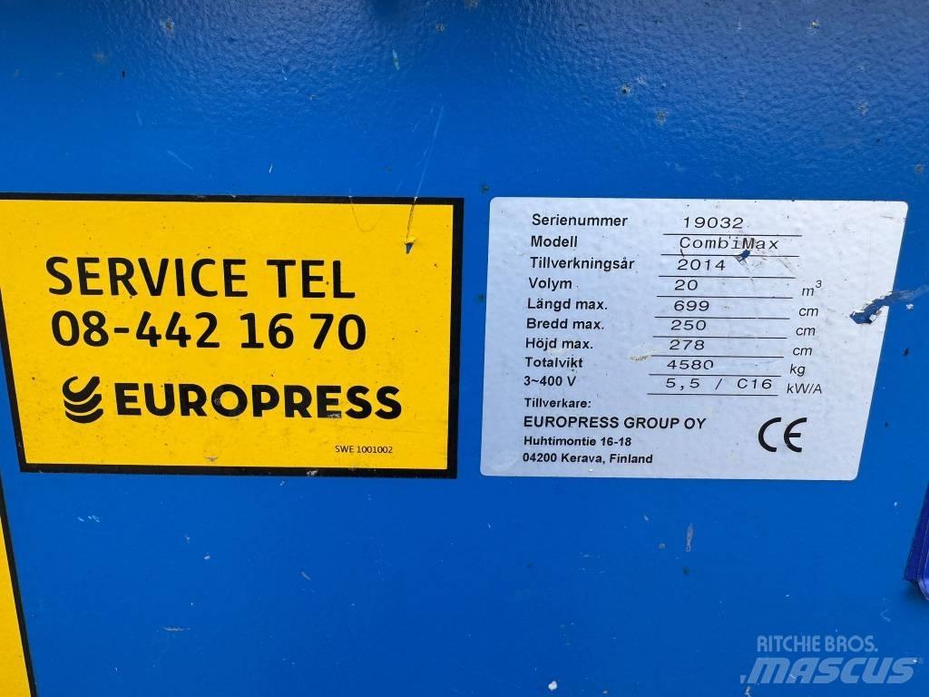 Europress CombiMax Atkritumu kompresori
