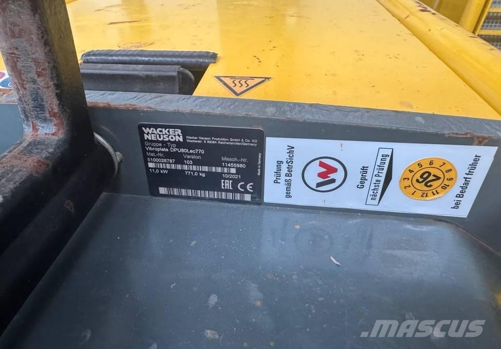 Wacker Neuson DPU 80 Vibratori