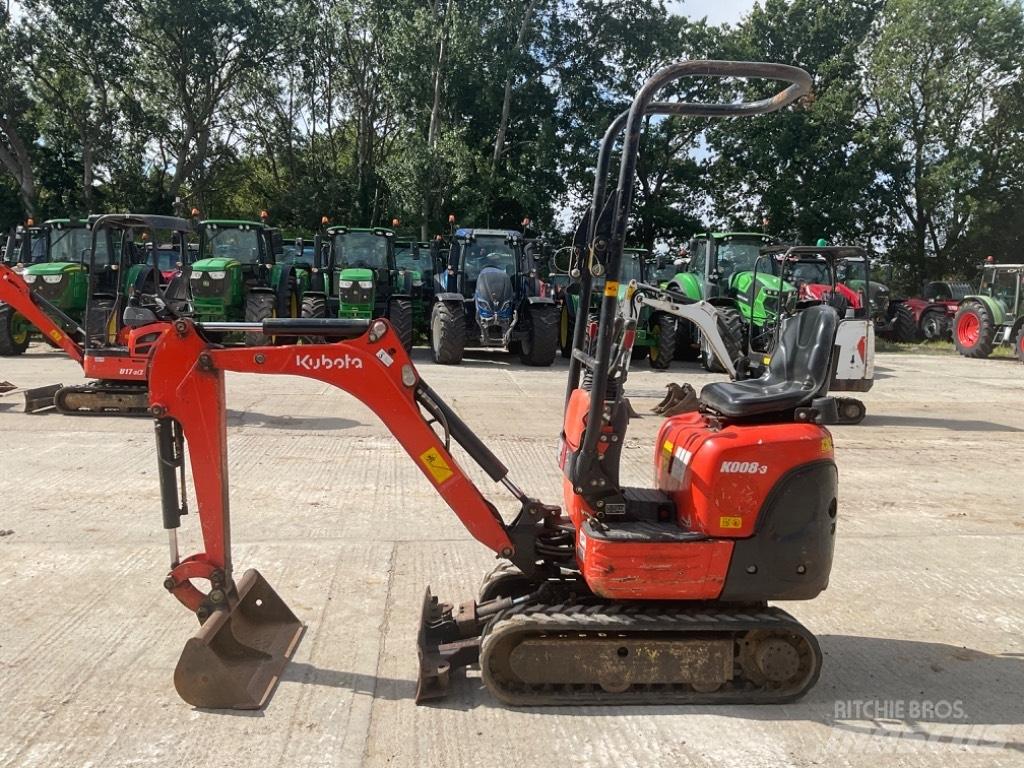 Kubota K 008-3 Mini ekskavatori < 7 t