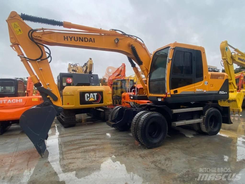 Hyundai 150W-9 Ekskavatori uz riteņiem