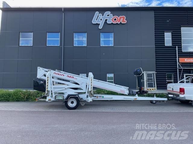 Dino 260 XTD Skylift Pacēlājplatformas - piekabes