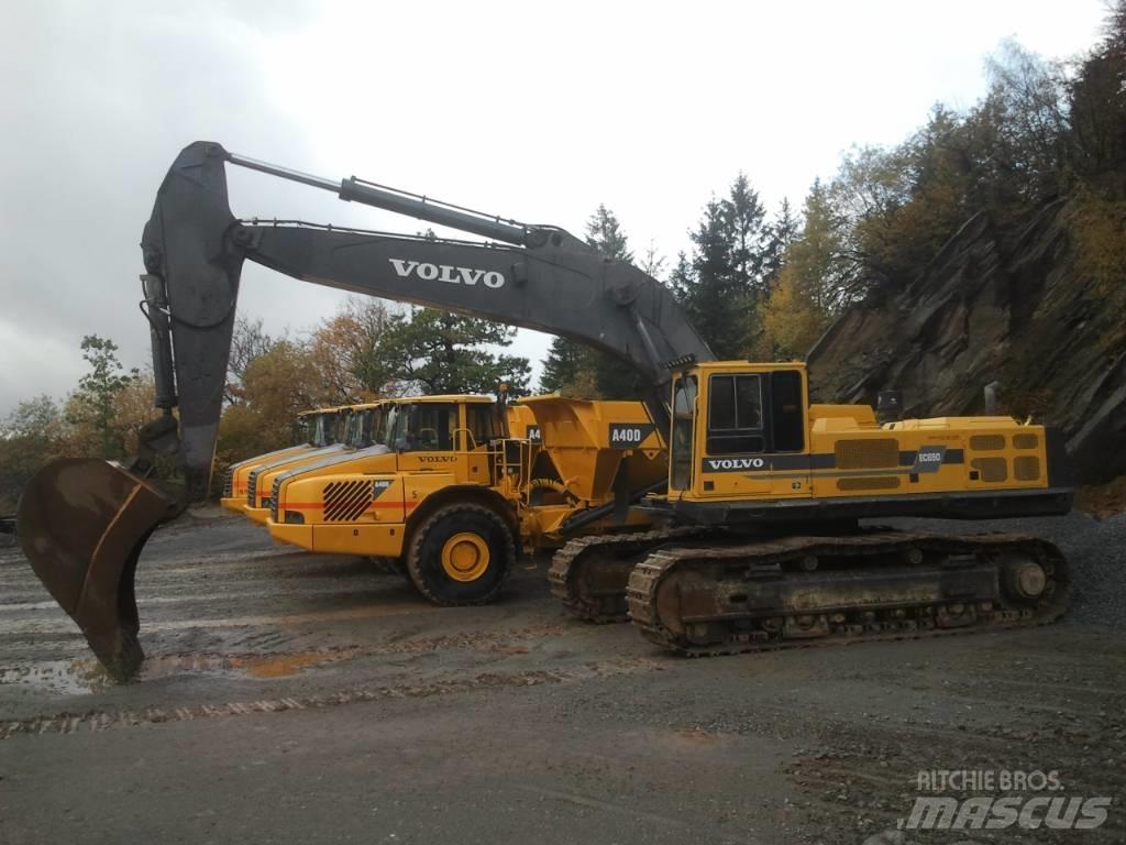 Volvo EC 650 Kāpurķēžu ekskavatori
