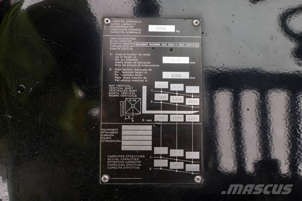 Manitou MI 80 Tehnika ar dīzeļa dzinēju