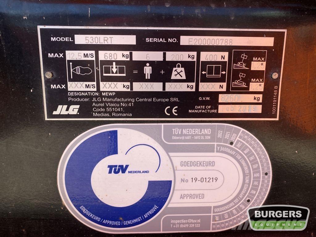 JLG 530LRT Šķerveida pacēlāji