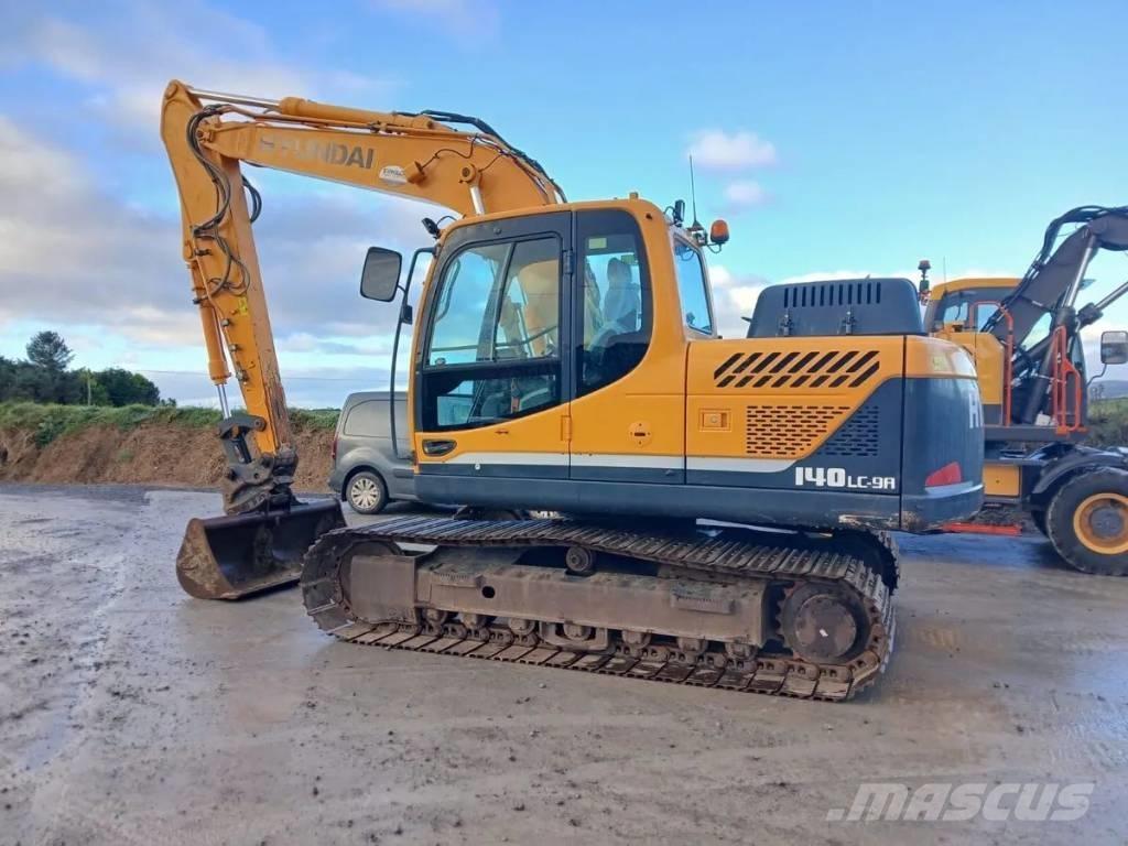 Hyundai R 140 Kāpurķēžu ekskavatori