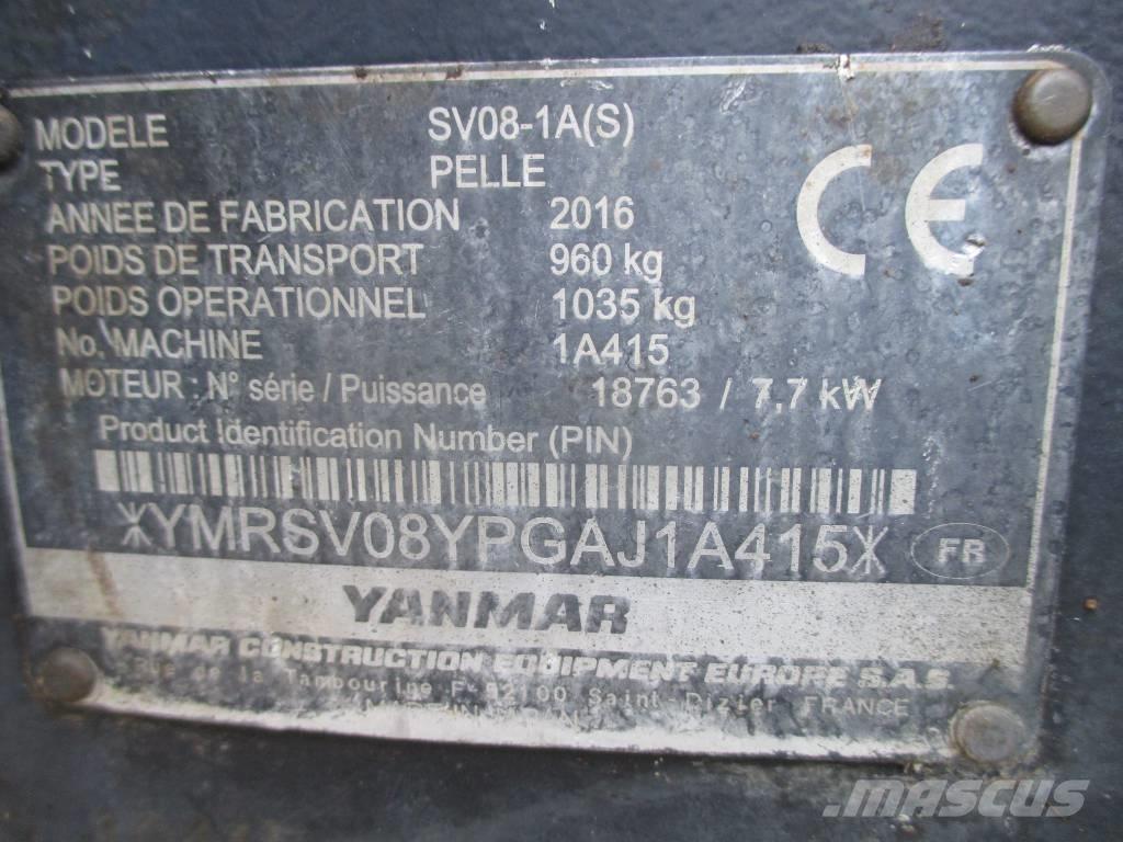 Yanmar SV 08-1 A Mini ekskavatori < 7 t