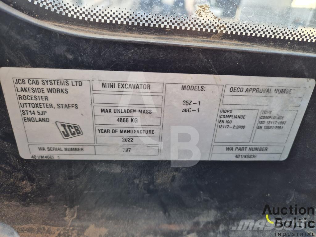 JCB 36C-1 Mini ekskavatori < 7 t