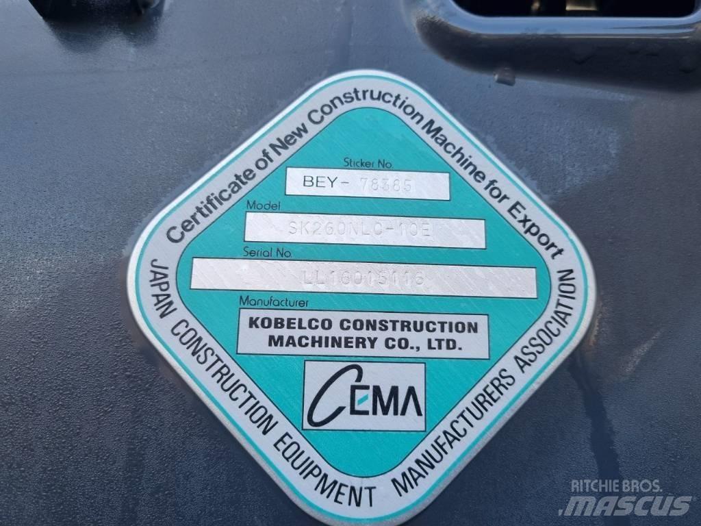 Kobelco SK260NLC Kāpurķēžu ekskavatori