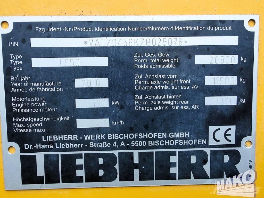 Liebherr L 550 Iekrāvēji uz riteņiem
