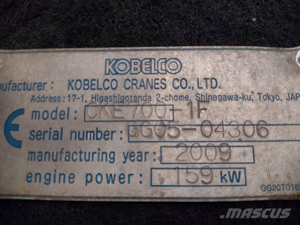 Kobelco CKE700-1F Kāpurķēžu ceļamkrāni