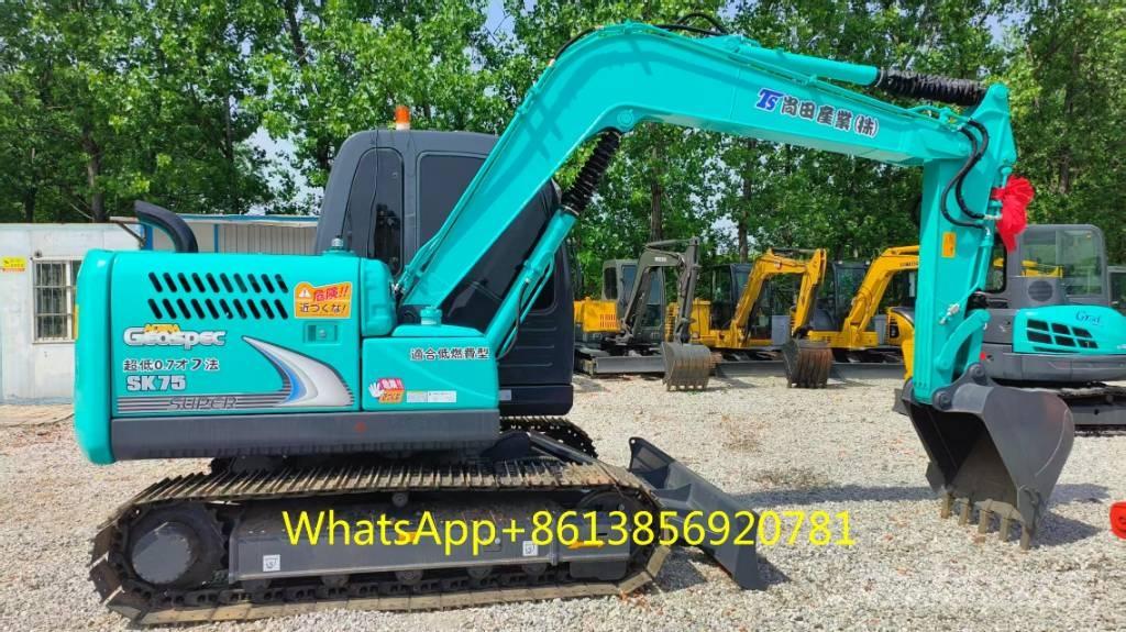 Kobelco SK 75 Kāpurķēžu ekskavatori