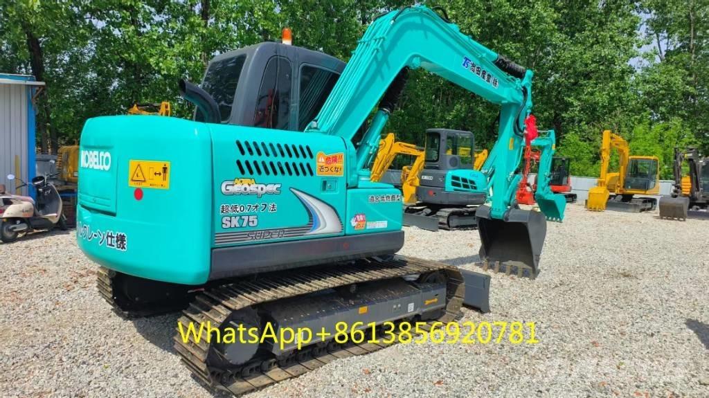 Kobelco SK 75 Kāpurķēžu ekskavatori