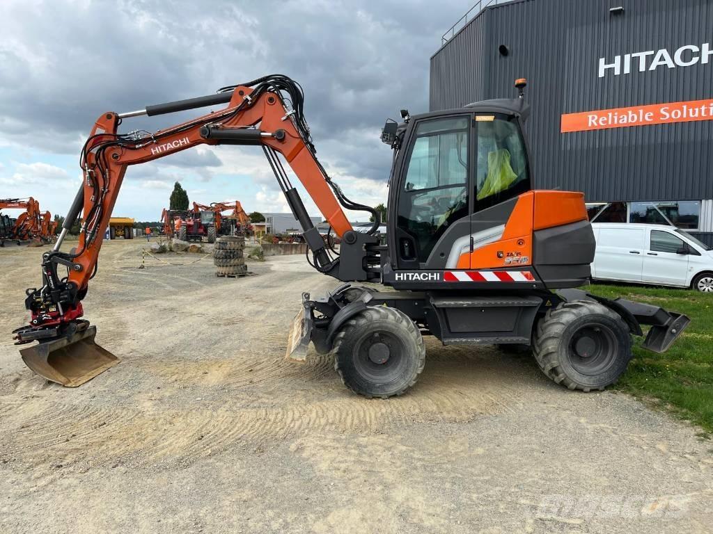 Hitachi ZX95W-7-2P Ekskavatori uz riteņiem