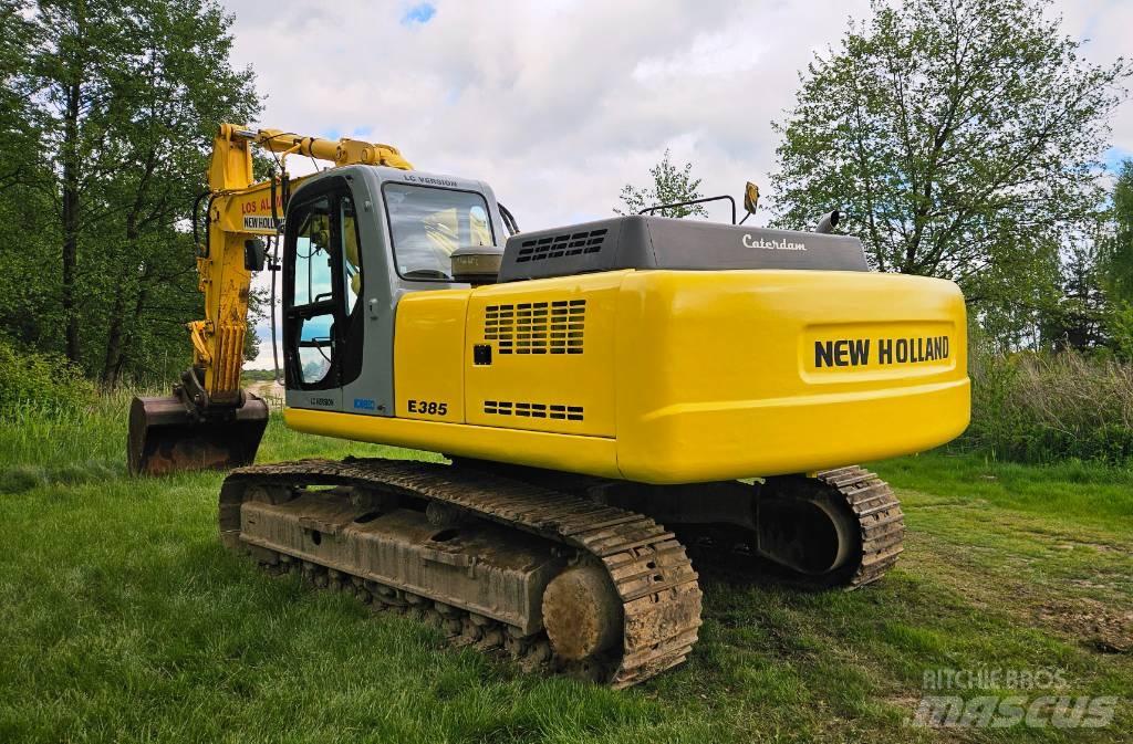 New Holland E385 Kāpurķēžu ekskavatori