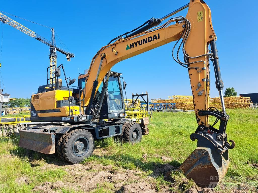 Hyundai HW140 Ekskavatori uz riteņiem