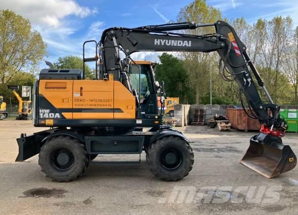 Hyundai HW140A Ekskavatori uz riteņiem