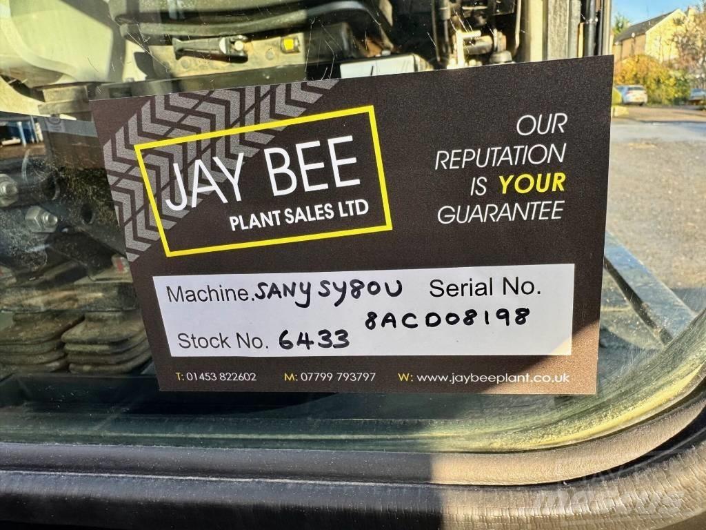 Sany SY 80 U Mini ekskavatori < 7 t