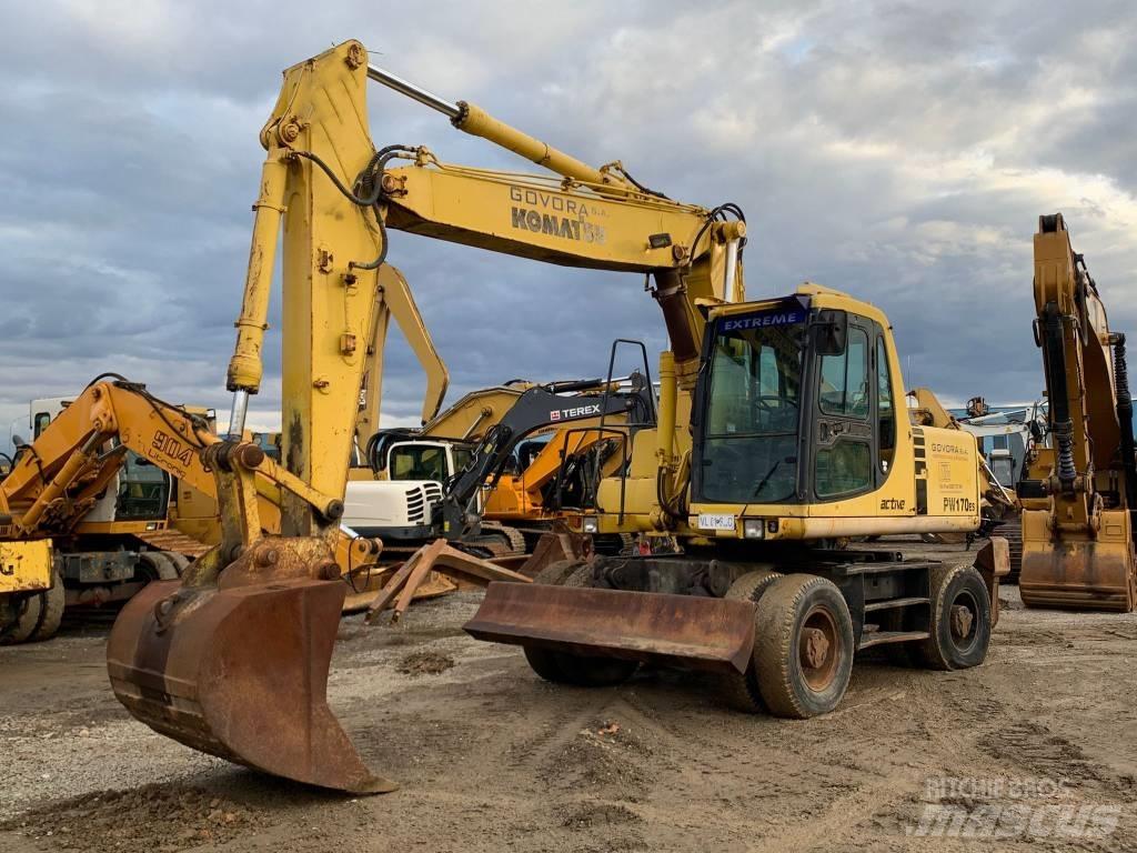 Komatsu PW 170 ES Ekskavatori uz riteņiem
