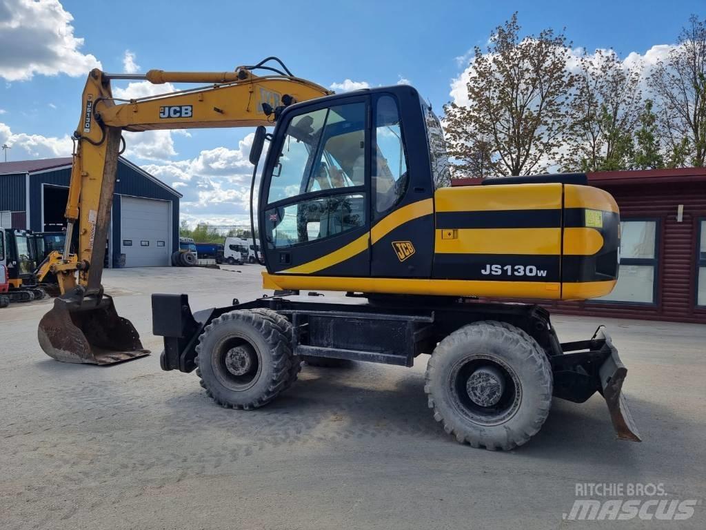 JCB JS 130 W Ekskavatori uz riteņiem