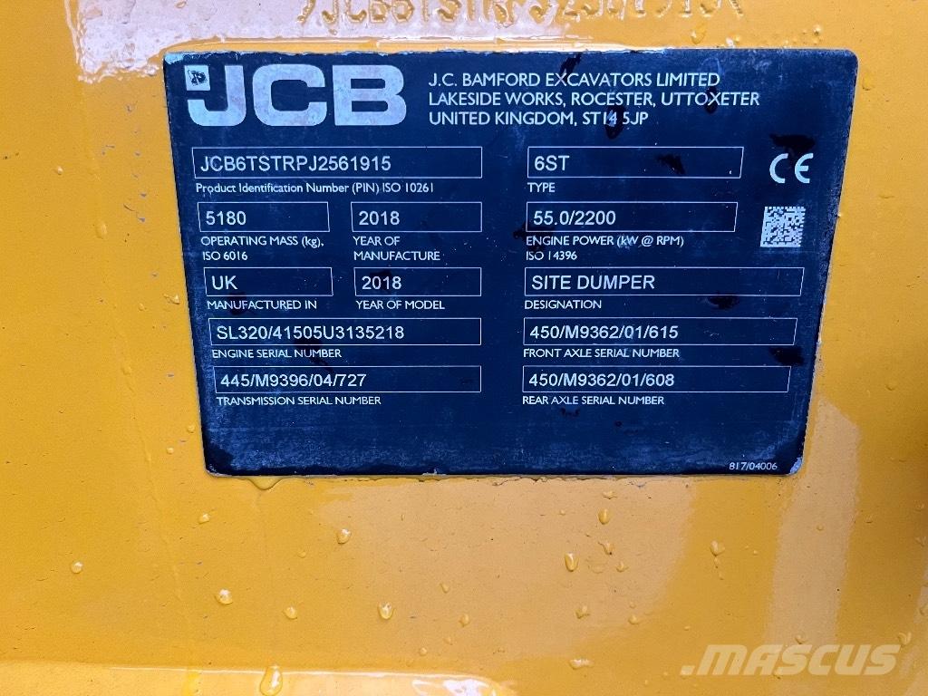 JCB 6 ST-1 Mini pašizgāzēji