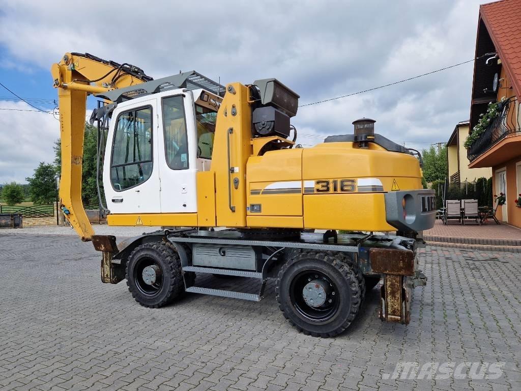 Liebherr 316 Ekskavatori uz riteņiem