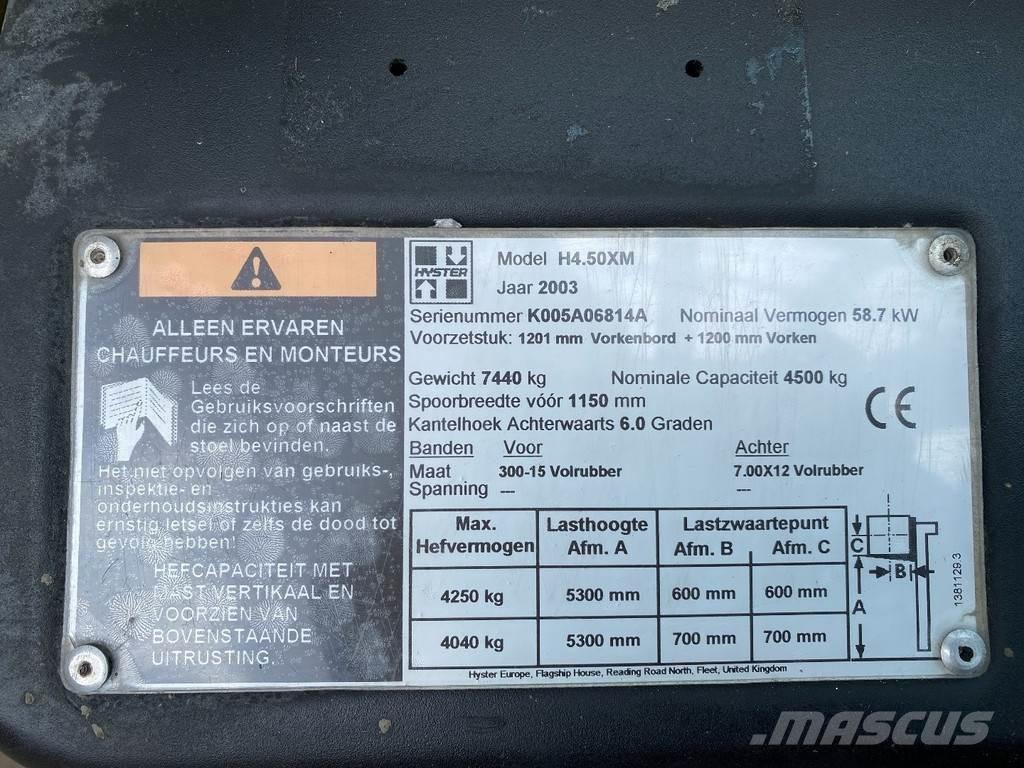 Hyster H4.50XM Tehnika ar dīzeļa dzinēju