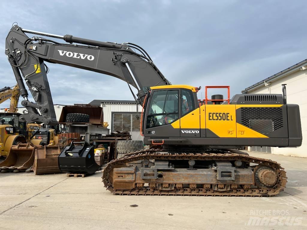 Volvo EC550EL Kāpurķēžu ekskavatori