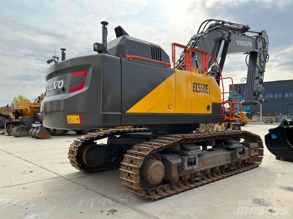 Volvo EC550EL Kāpurķēžu ekskavatori